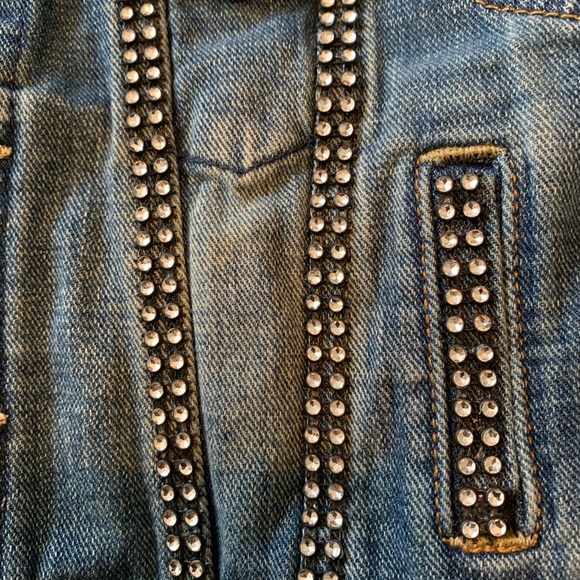OshKosh B’Gosh Denim Rhinestone Jacket. Size 12mo. - Picture 6 of 8